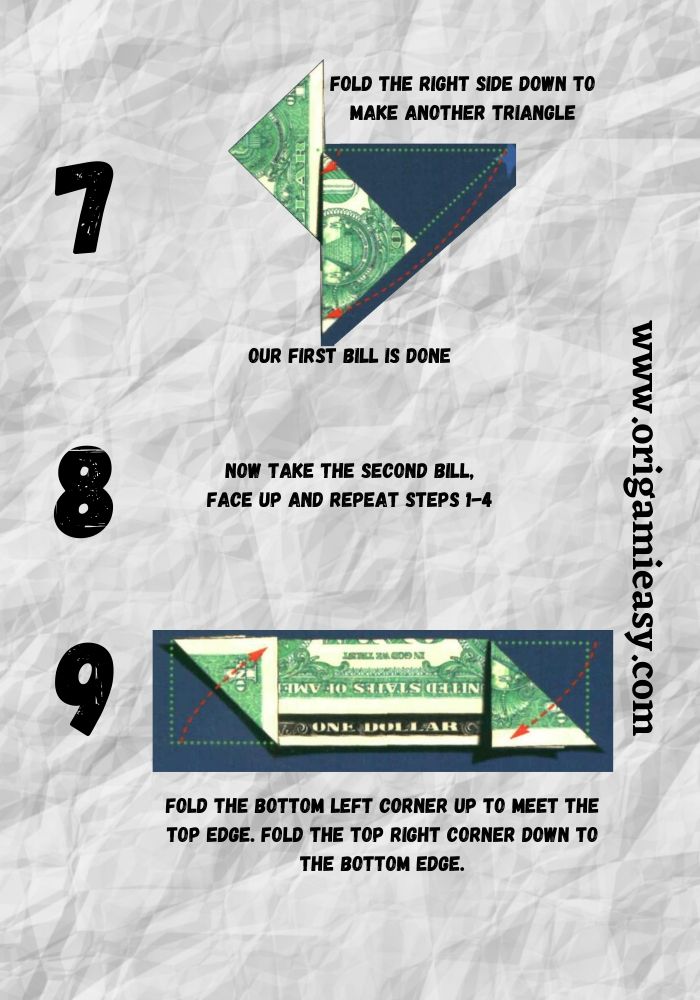 Origami Ninja Star with money ⭐ Origami Easy